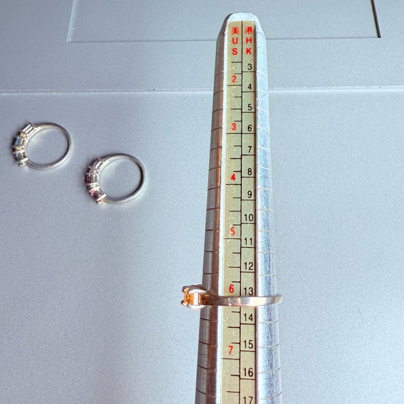 3 Stack Individual Rings Citrine Topaz Amethyst Gemstone Sterling Silver 925 - Picture 7 of 10